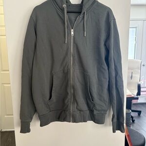 Diesel Men's Charcoal Zip-Up Sweater